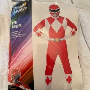 Power Ranger Red Hero Adult Costume